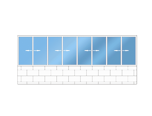 Лоджии И-700А, II-68, И 209А